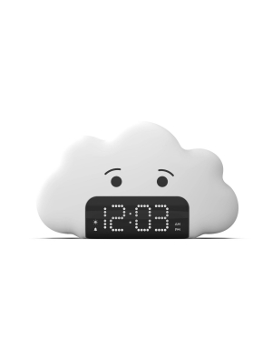 Kids' Wake Up Light Alarm Cloud Clock White - Capello