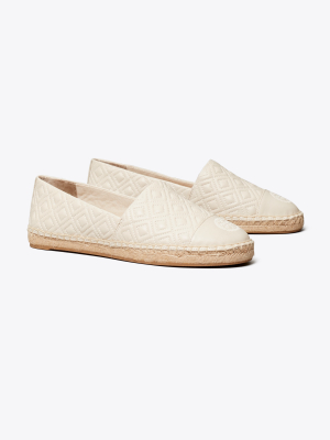 Quilted Flat Espadrille