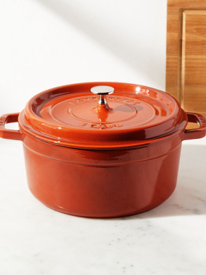 Staub ® 5.5-qt Burnt Orange Round Cocotte