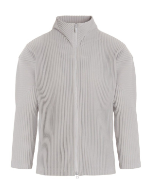 Homme Plissé Issey Miyake Zip-up Pleated Jacket