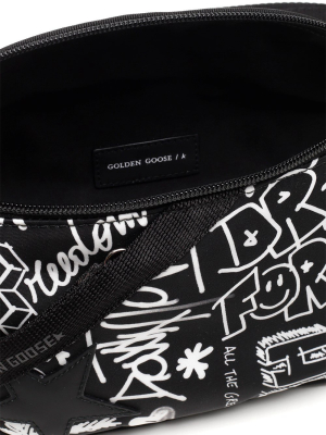 Golden Goose Deluxe Brand All-over Doodle Printed Belt Bag