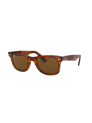 Ray-ban Rb2140 954 Unisex Square Lifestyle Sunglasses Tortoise