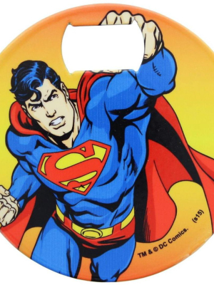 Adventure Trading Inc Dc Comics Superman Iconic Coaster Bottle Opener