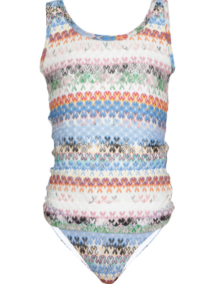 Missoni Mare Geometric Printed Swimsuit