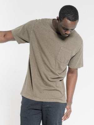 Endless Merch Fit Pocket Tee - Military Green