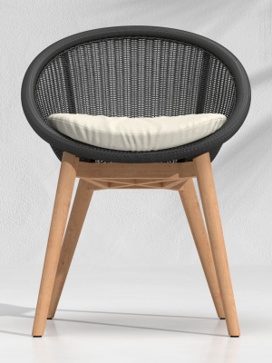 Loon Black Outdoor Dining Chair