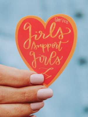 Girls Support Girls Sticker