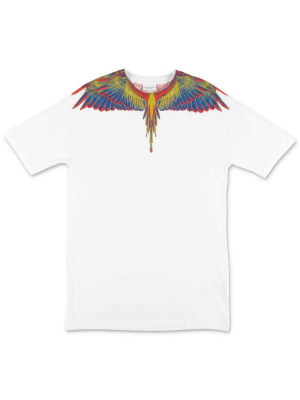 Marcelo Burlon County Of Milan Kids Wings Printed T-shirt