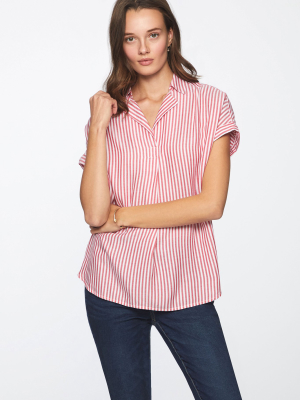 Dessie Top - Rubber Band Pink