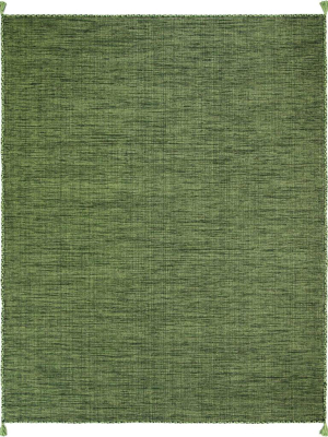 Montauk Washed Green/black Area Rug