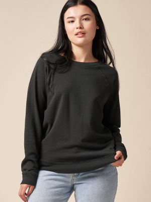 The College Sweatshirt | Vintage Black