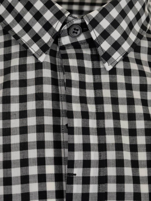 Balmain Gingham-check Print Shirt