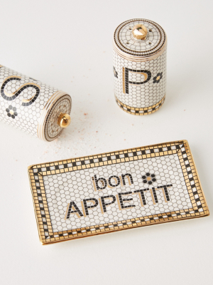 Bistro Tile Salt & Pepper Shakers