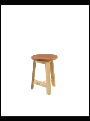 Stool With Upholstered Seat