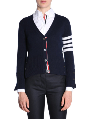 Thom Browne 4-bar V-neck Cardigan