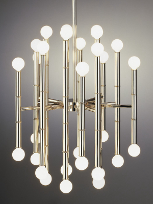 Meurice Chandelier Polished Nickel