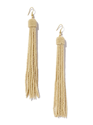 Tassel Earrings - Ivory