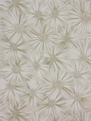 Estella Wallpaper In Ivory And Gold By Nina Campbell For Osborne & Little