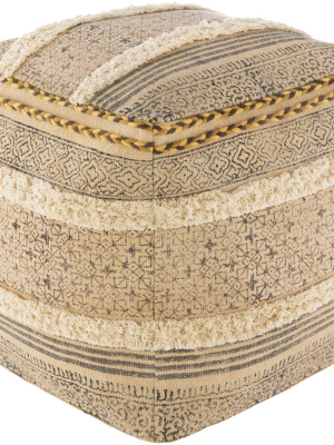 Dayna Woven Pouf