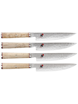 Miyabi Birchwood Knives - 4pc Steak Knife Set