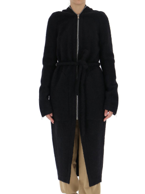 Rick Owens Belted Zip-up Coat