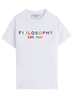 Philosophy Di Lorenzo Serafini Kids Logo Printed T-shirt