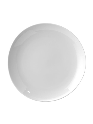 Organic Shaped Salad Plates - White