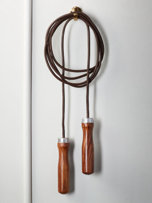 Heritage Brown Leather Jump Rope