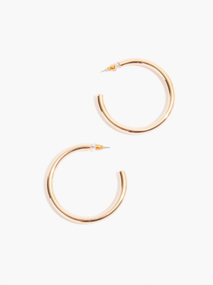 Tube Hoop Earrings