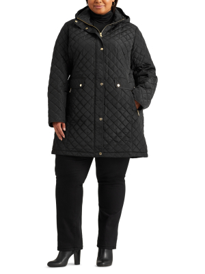 Diamond-quilted Jacket