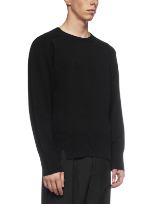 Valentino Logo Intarsia Crewneck Jumper