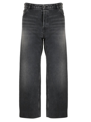 Balenciaga Straight Leg Cropped Jeans