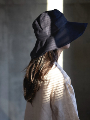 Loge Linen Hat: Nuit