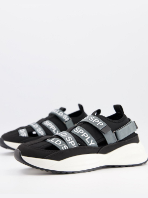 Asos Unrvlld Spply Sneaker Sandal With Straps