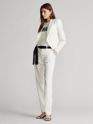 Satin Straight-leg Pant