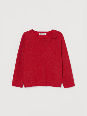 Fine-knit Cotton Sweater