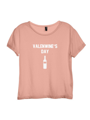 Valenwine's Day [distressed Women's 'baby Tee']