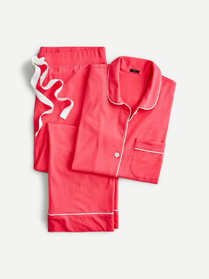Dreamy Short-sleeve Cropped Pajama Set
