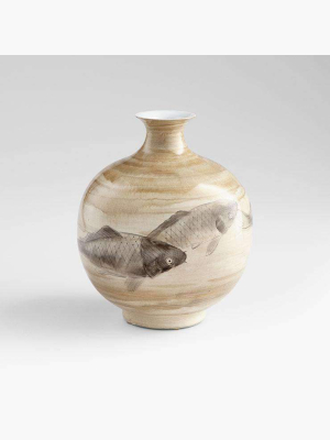 Small Swim A Circle Vase