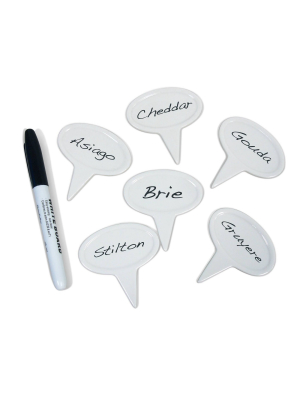 Epicureanist Ceramic Cheese Marker Set