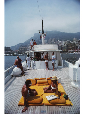 Slim Aarons "scotti's Yacht" Photograph