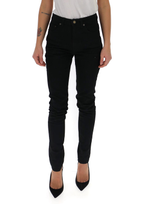 Saint Laurent High-waisted Skinny Jeans