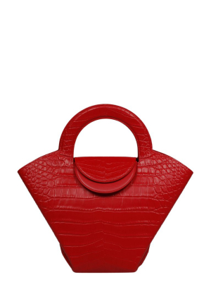 Bottega Veneta Doll Embossed Top Handle Bag