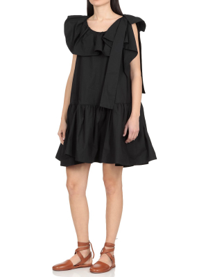 3.1 Phillip Lim Ruched-collar Mini Dress