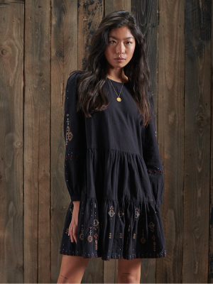 Anisa Embroidered Dress