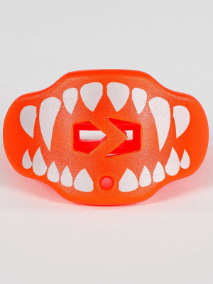 Teeth Hue Orange Football Mouthguard