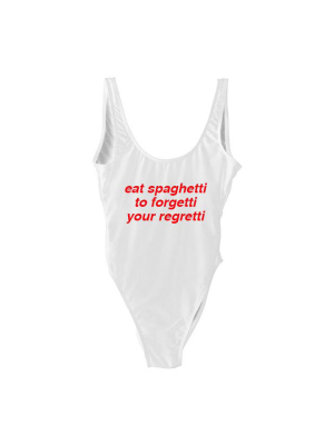 Eat Spaghetti To Forgetti Your Regretti  [swimsuit]