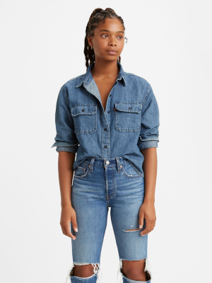 Cottonized Hemp Olsen Utility Shirt