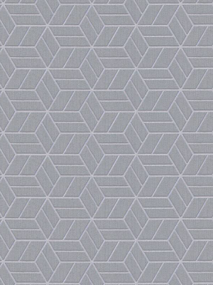 Melina Geo Wallpaper In Grey And Metallic By Bd Wall