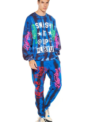 "smash It Up" Crewneck Sweatshirt